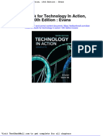 Full Download Test Bank For Technology in Action 10th Edition Evans PDF Full Chapter