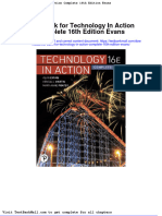 Full download Test Bank for Technology in Action Complete 16th Edition Evans pdf full chapter