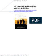 Full Download Test Bank For Terrorism and Homeland Security 9th Edition PDF Full Chapter