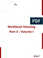 Multilevel Listening - Part 3 - Volume I