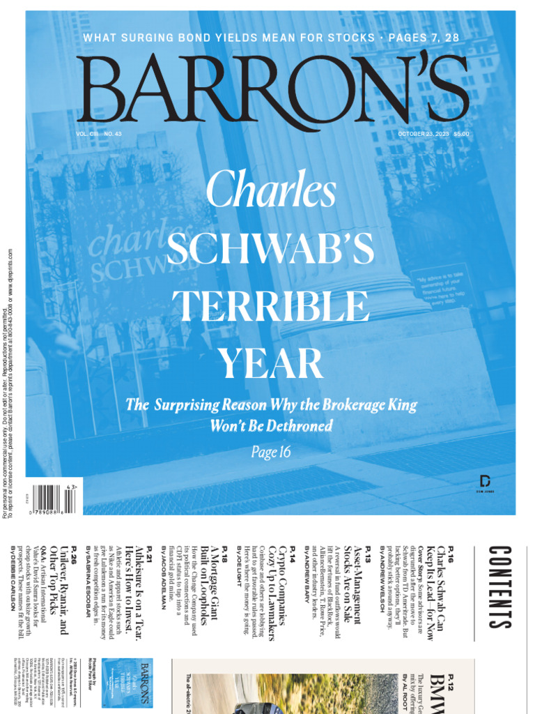 Barrons October 23 2023 | PDF | Investing | Exchange Traded Fund