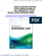 Full Download Solution Manual For Dynamic Business Law 4th Edition Nancy Kubasek M Neil Browne Linda Barkacs Daniel Herron Carrie Williamson Lucien Dhooge Andrea Giampetro Meyer 13 PDF Full Chapter