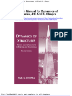 Full Download Solution Manual For Dynamics of Structures 4 e Anil K Chopra PDF Full Chapter
