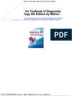 Full Download Test Bank For Textbook of Diagnostic Microbiology 5th Edition by Mahon PDF Full Chapter