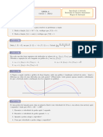 Lista 4 - Introdução e Regras de Derivação