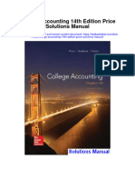 Instant Download College Accounting 14th Edition Price Solutions Manual PDF Full Chapter