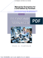 Full Download Solution Manual For Economics For Managers 2nd Edition by Farnham PDF Full Chapter