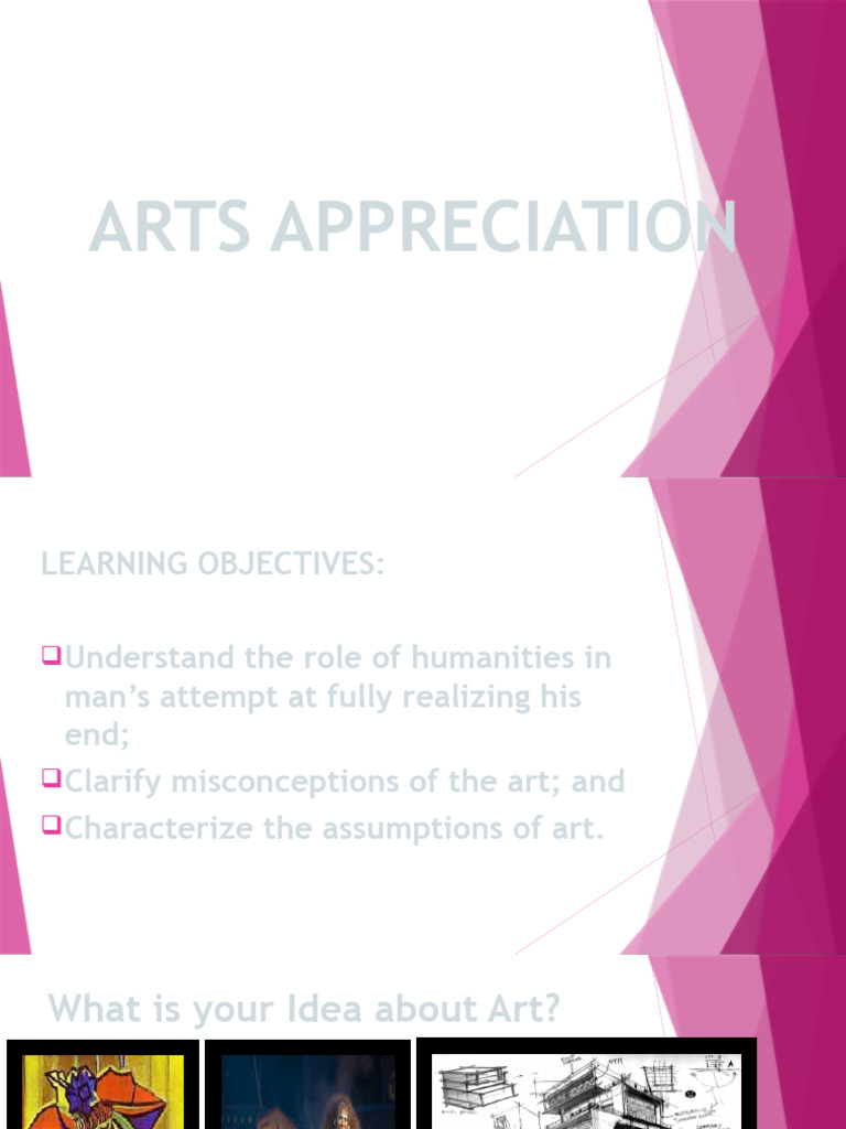 ART APP LESSON 1 and 3 | PDF | Experience