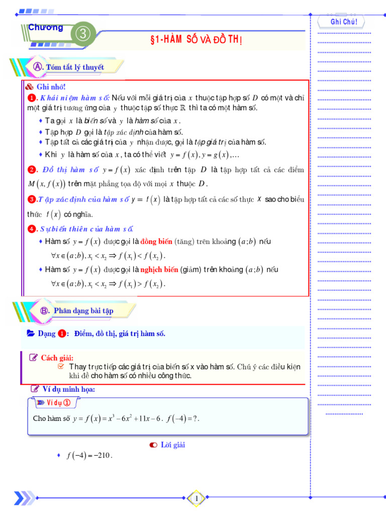 DS C3 B1 HAM SO VA DO THI HS - Loigiaichitiet | PDF