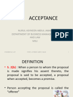 Topic 2 - Acceptance
