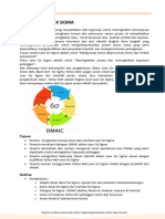 Brochure YELLOW BELT SIX SIGMA