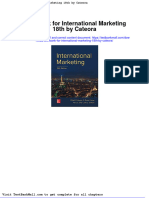 Full Download Test Bank For International Marketing 18th by Cateora PDF Full Chapter