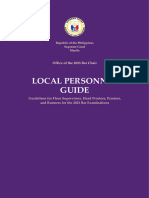 2023 Bar Local Personnel Guide