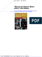 Full Download Solution Manual For Electric Motor Control 10th Edition PDF Full Chapter