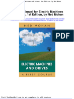 Full Download Solution Manual For Electric Machines and Drives 1st Edition by Ned Mohan PDF Full Chapter