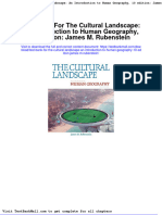 Full Download Test Bank For The Cultural Landscape An Introduction To Human Geography 10 Edition James M Rubenstein PDF Full Chapter