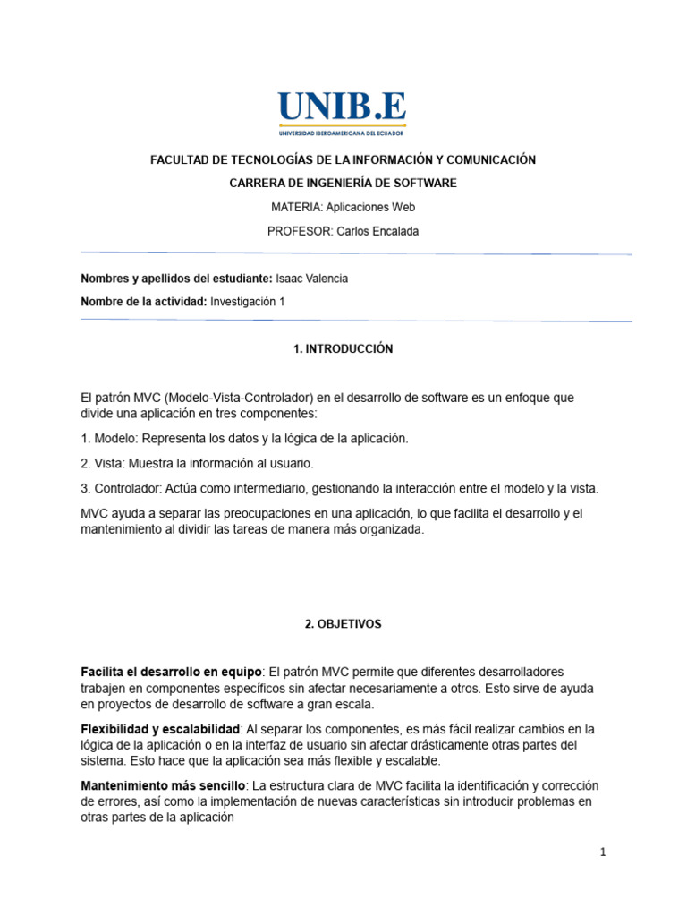 Mapa Conceptual Informatica Pdf Modelo Vista Controlador
