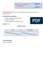 Plan de Leçon Word