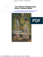Full Download Test Bank For Intimate Relationships 8th Edition Rowland Miller PDF Full Chapter
