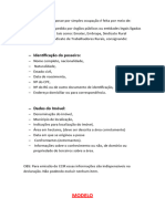 05 - Modelo de Declaração de Posse