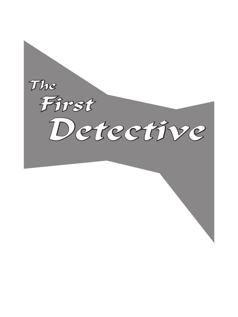 When Was The First Detective Novel Written