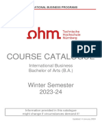 B-IB Course Catalogue