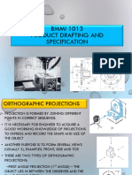 Sketching Orthographic Projection