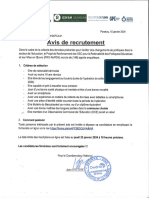 AVIS Recrutement Enquêteurs - 24 01 16