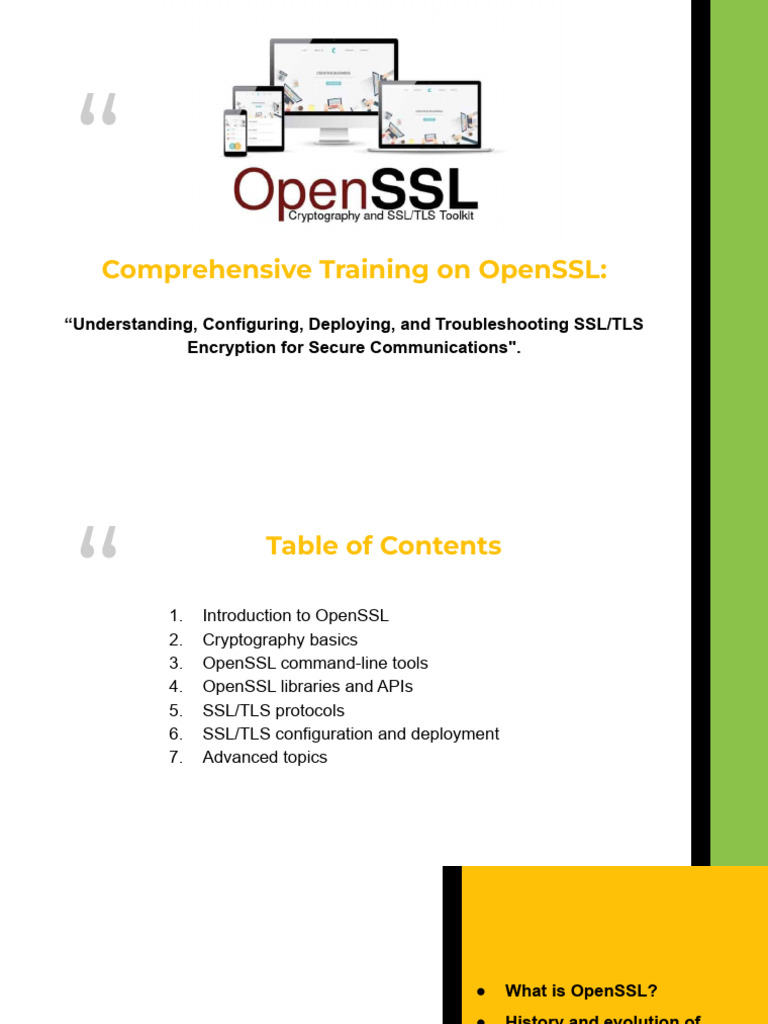 Open SSL | PDF | Key (Cryptography) | Public Key Cryptography