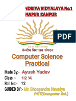 Ayush Yadav12A Practical 2023-24