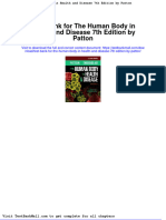 Full Download Test Bank For The Human Body in Health and Disease 7th Edition by Patton PDF Full Chapter