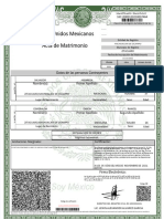 PDF Estados Unidos Mexicanos Acta de Matrimonio Datos de Las Personas Contrayentesvfhfgh