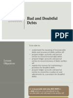 4.4 Bad and Doubtful Debts