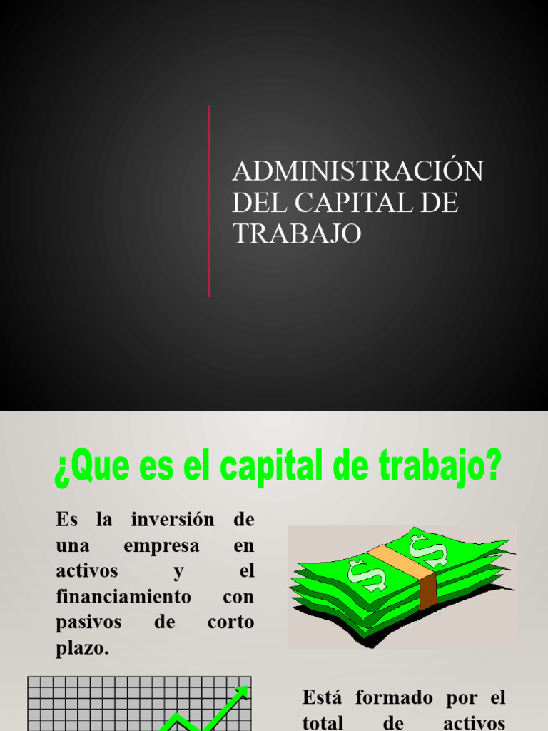 Capital de Trabajo | PDF | Capital de trabajo | Capital (economía)