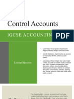 3.4 Control Accounts