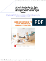 Full Download Test Bank For Introduction To Data Analytics For Accounting 1st Edition Vernon Richardson Katie Terrell Ryan Teeter PDF Full Chapter