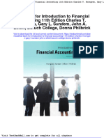 Test Bank For Introduction To Financial Accounting 11th Edition Charles T. Horngren, Gary L. Sundem, John A. Elliott, Baruch College, Donna Philbrick