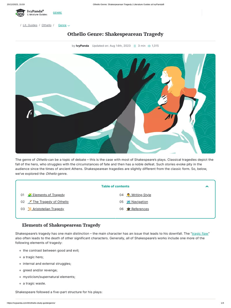 othello-genre-shakespearean-tragedy-literature-guides-at