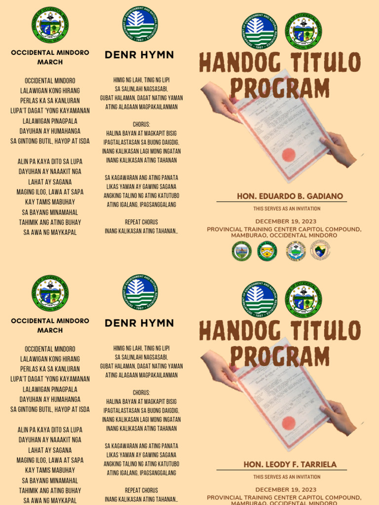 Titulo Program | PDF