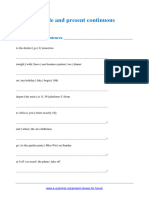 Present Tenses For Future Exercise 4 PDF