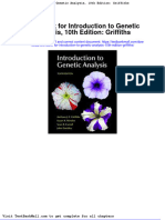 Full Download Test Bank For Introduction To Genetic Analysis 10th Edition Griffiths PDF Full Chapter