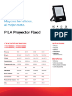 Reflectores Led Pila Ficha Tecnica