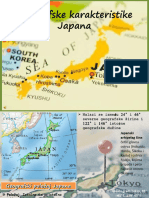 Geografske Karakteristike Japana - Mudl 2021