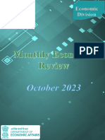 Monthly Economic Review October 2023