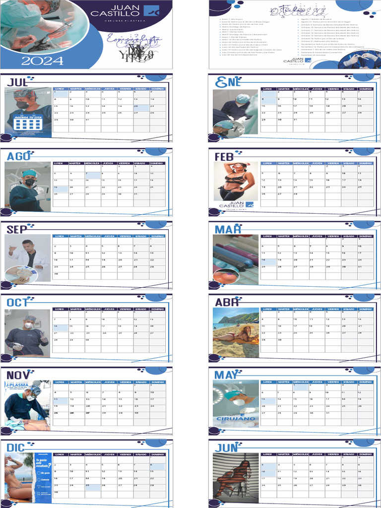 Calendario DR 2024 | PDF | Pascua de Resurrección | Fiestas cristianas ...