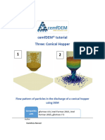 Tutorial Three Conical Hopper Discharge