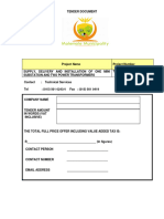 Tender Document For Supply Delivery and Installation Mini Substation and Two Transformers