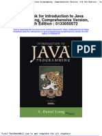 Full Download Test Bank For Introduction To Java Programming Comprehensive Version 9 e 9th Edition 0133050572 PDF Full Chapter