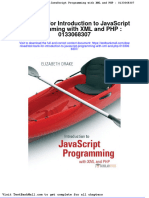 Full Download Test Bank For Introduction To Javascript Programming With XML and PHP 0133068307 PDF Full Chapter