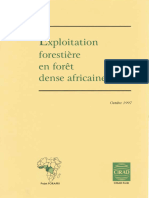 Exploitation Forestière en Foret Dense en Afrique